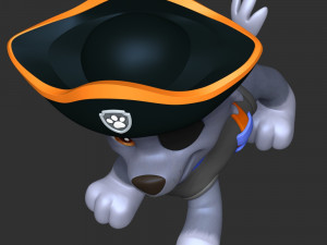 Rocky Halloween - Paw Patrol 3D Print Model