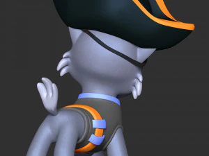 Rocky Halloween - Paw Patrol 3D Print Model