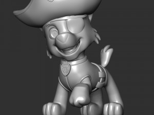 Rocky Halloween - Paw Patrol 3D Print Model