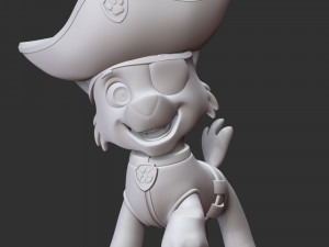 Rocky Halloween - Paw Patrol 3D Print Model