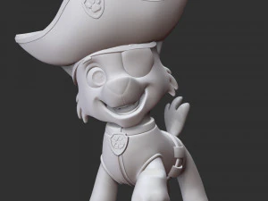 Rocky Halloween - Paw Patrol 3D Print Model