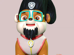 Rubble Halloween - Paw Patrol 3D Print Model