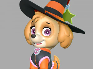 Skye Halloween - Paw Patrol 3D Print Model