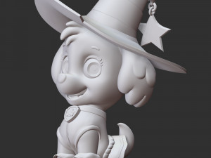 Skye Halloween - Paw Patrol Modèles 3D en vedette
