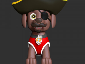 Zuma Halloween - Paw Patrol 3D Print Model