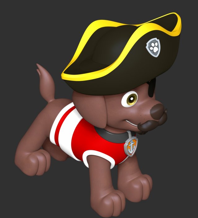 Zuma Halloween - Paw Patrol 3D Print Model