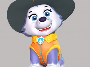 Everest Halloween - Paw Patrol Modèles 3D en vedette