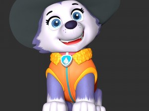 Everest Halloween - Paw Patrol Modèles 3D en vedette
