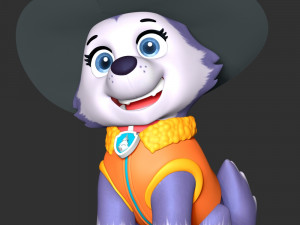 Everest Halloween - Paw Patrol Modèles 3D en vedette