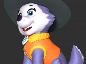 Everest Halloween - Paw Patrol Modèles 3D en vedette