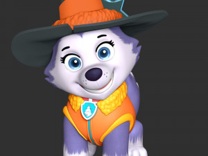 Everest Halloween - Paw Patrol Modèles 3D en vedette