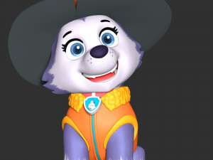 Everest Halloween - Paw Patrol Modèles 3D en vedette
