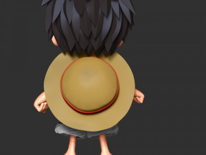 One Piece - Luffy young 3D 프린트 모델