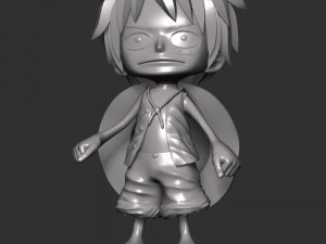 One Piece - Luffy young 3D 프린트 모델