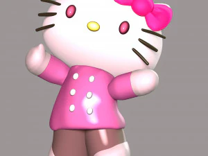 Hallo Kitty 3D Druckmodell