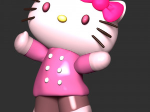 Hello Kitty 3D Принт Модель