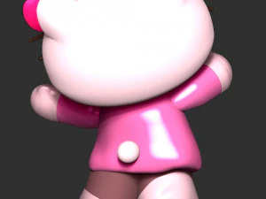 hola gatito Modelo de impresión 3D