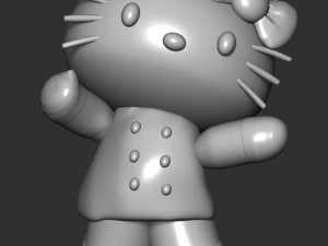 hola gatito Modelo de impresión 3D