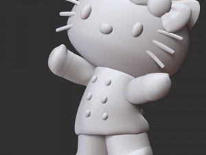 hola gatito Modelo de impresión 3D