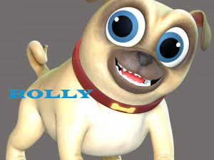 Rolly - Amici cuccioli di cane Modello di stampa 3D