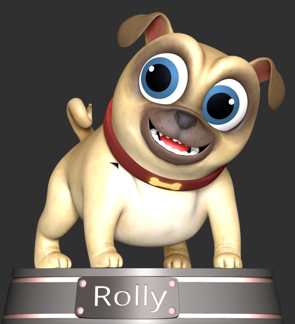 Rolly - Puppy Dog Pals 3D Print Model In Figurines 3DExport