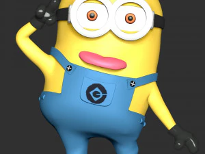 Los Minions Dave Modelo de impresión 3D