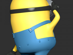The Minions Dave Modèles 3D en vedette