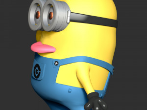 The Minions Dave Modèles 3D en vedette