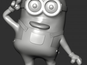 The Minions Dave Modèles 3D en vedette