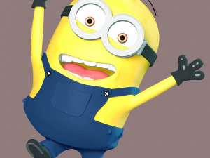Os Minions Felizes Modelo de Impressão 3D