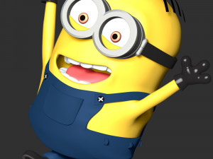 The Minions Happy 3D Print Model