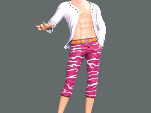 One Piece - Donquixote Doflamingo 3D Druckmodell