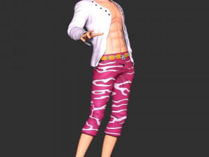 One Piece - Donquixote Doflamingo 3D Print Model
