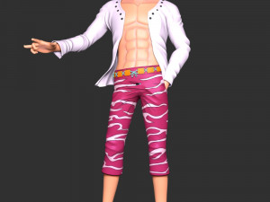 One Piece - Donquixote Doflamingo 3D Print Model