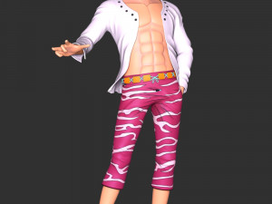One Piece - Donquixote Doflamingo 3D Print Model