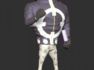 One Piece - Bartholomew Kuma Model Cetak 3D