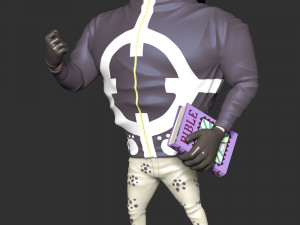 One Piece - Bartholomew Kuma Model Cetak 3D