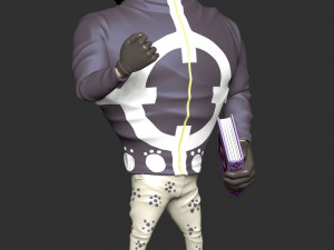One Piece - Bartholomew Kuma Model Cetak 3D
