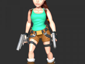 Lara Croft - Tomb Raider Reloaded 3D Baskı Modeli