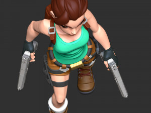 Lara Croft - Tomb Raider Reloaded 3D Baskı Modeli