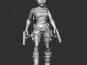 Lara Croft - Tomb Raider Reloaded 3D Baskı Modeli