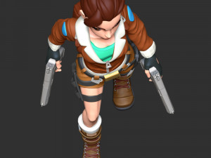 Lara Bomber Jacket 3D Baskı Modeli