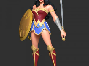 Wonder Woman Fan Art 3D Print Model