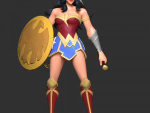 Wonder Woman Fan Art 3D Print Model
