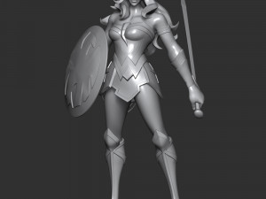 Wonder Woman Fan Art 3D printmodel
