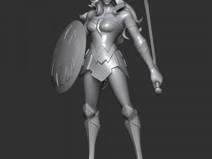 Wonder Woman Fan Art 3D Print Model