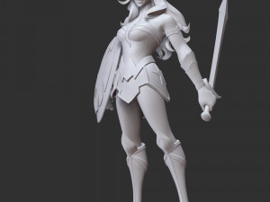 Wonder Woman Fan Art 3D printmodel