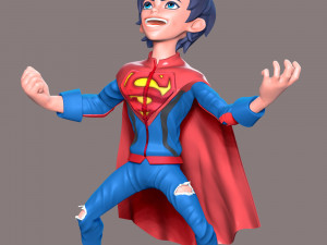 Super Boy Fan Art 3D Print Model