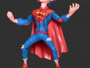 Super Boy Fan Art 3D Print Model