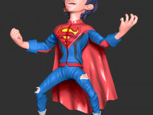 Super Boy Fan Art 3D Print Model